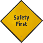 safety first badge